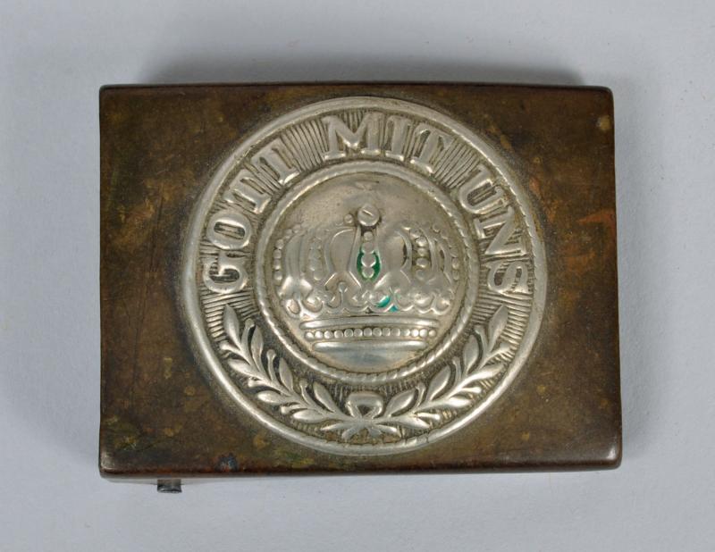 GERMAN WWI PRUSSIAN ENLISTED RANKS BELT BUCKLE.