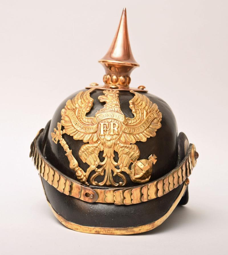 PRUSSIAN 1869 PICKELHAUBE, HANOVARIAN INFANTRY REGIMENT NO.74.