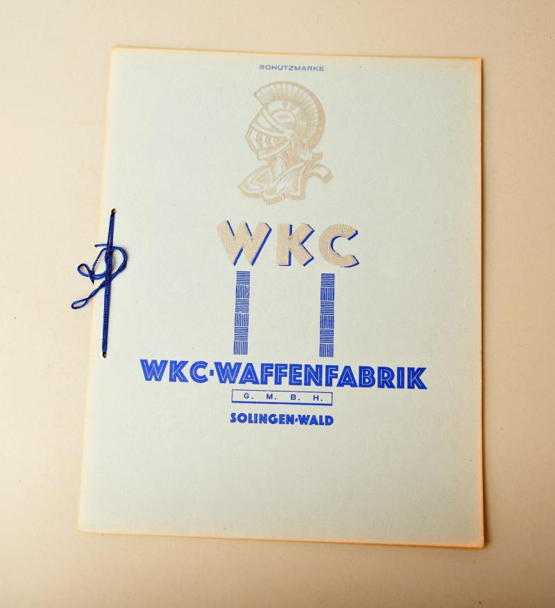GERMAN WWII WKC DAGGER CATALOGUE, REPRODUCTION.