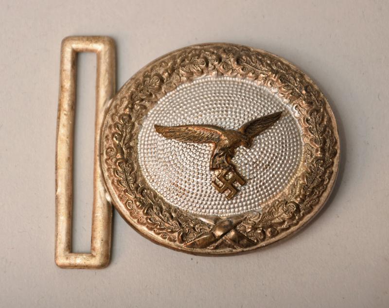 GERMAN WWII LUFTWAFFE OFFICERS EARLY PATTERN BUCKLE.