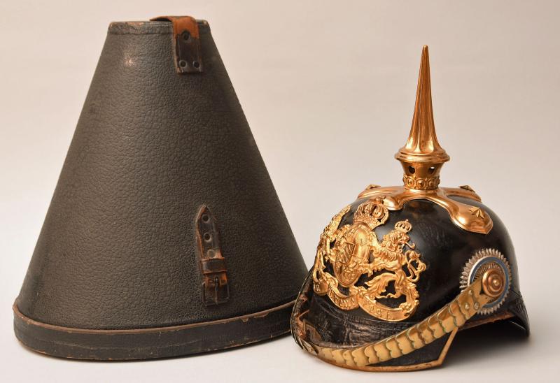 GERMAN WWI BAVARIAN CAVALRY OFF PICKLEHAUBE CASED