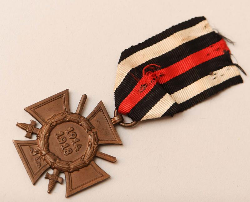 GERMAN WWII 1914- 18 WAR HONOUR CROSS.