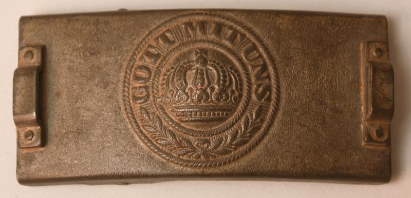 GERMAN WWI PRUSSIAN TELEGRAPHERS BELT BUCKLE.