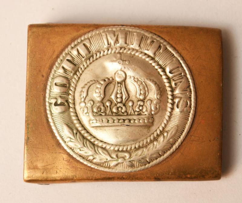 GERMAN WWI PRUSSIAN 1870 ENLISTED MANS BELT BUCKLE.