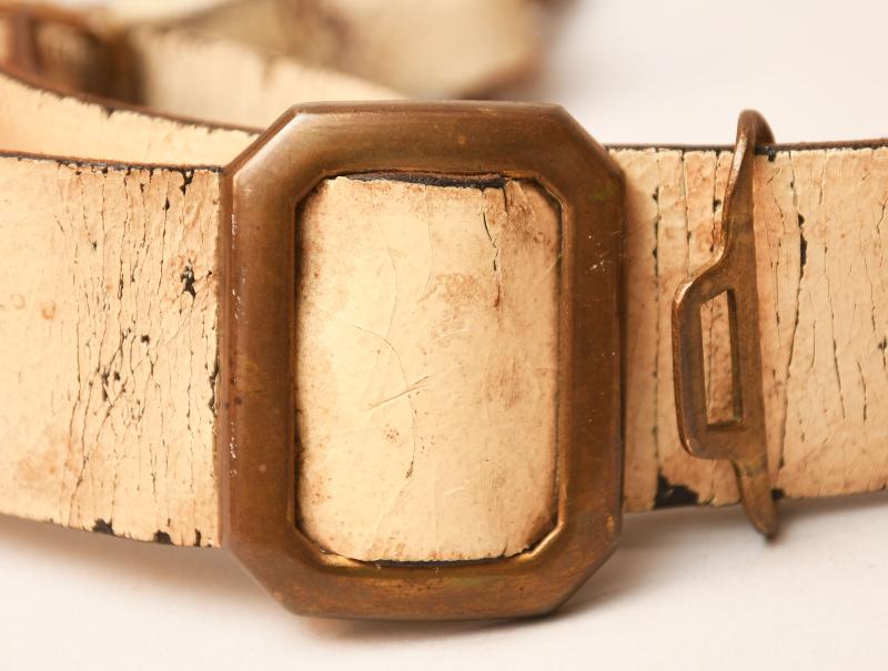 GERMAN WWI ARMY NCO CAVALRY BELT BUCKLE AND SWORD STRAP.