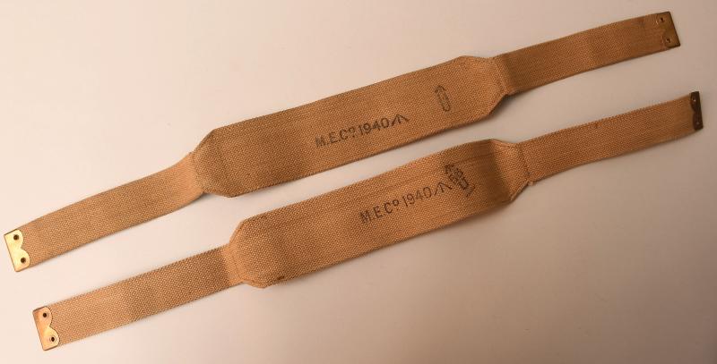 BRITISH WWII 1937 PATTERN YOKE STRAPS.