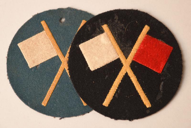 GERMAN WWI SIGNALLERS ARM PATCHES.