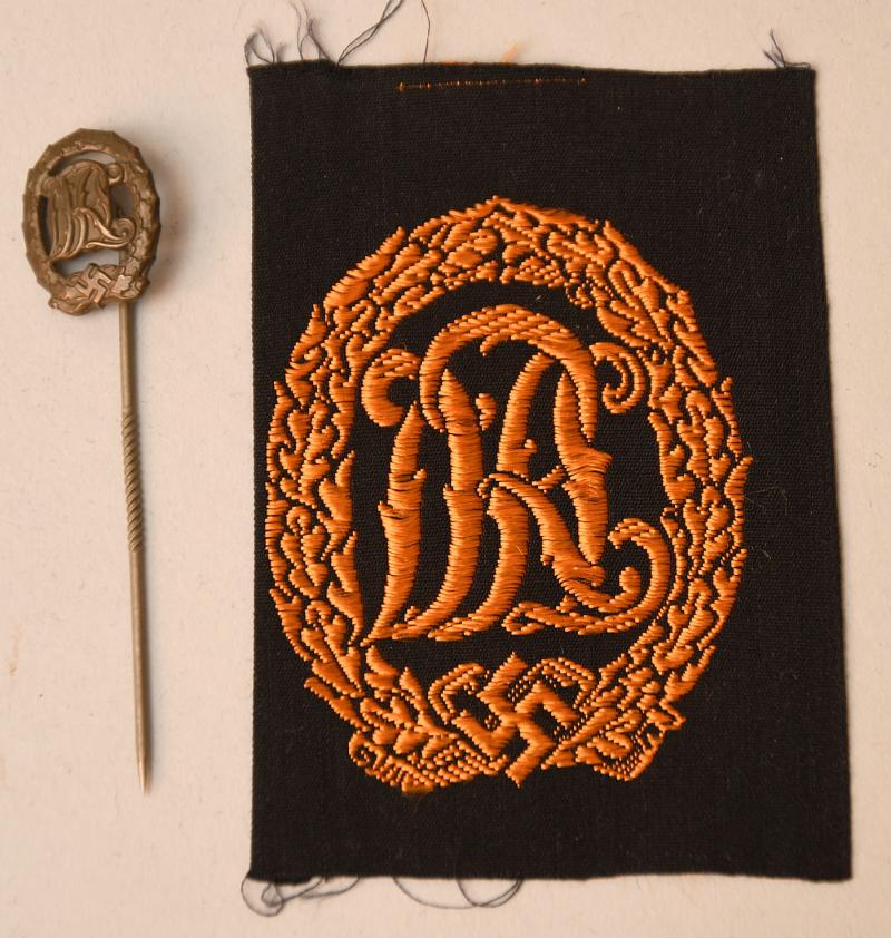 GERMAN WWII DRL BADGES.