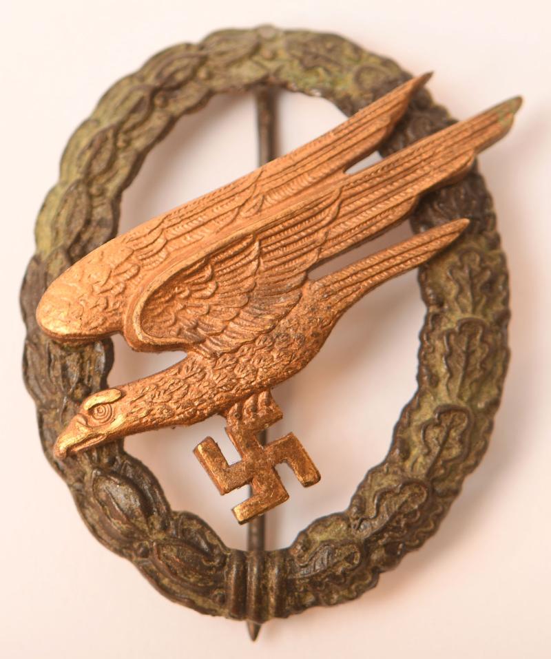 GERMAN WWII PARATROOPER BADGE TYPE K BY ASSMANN.