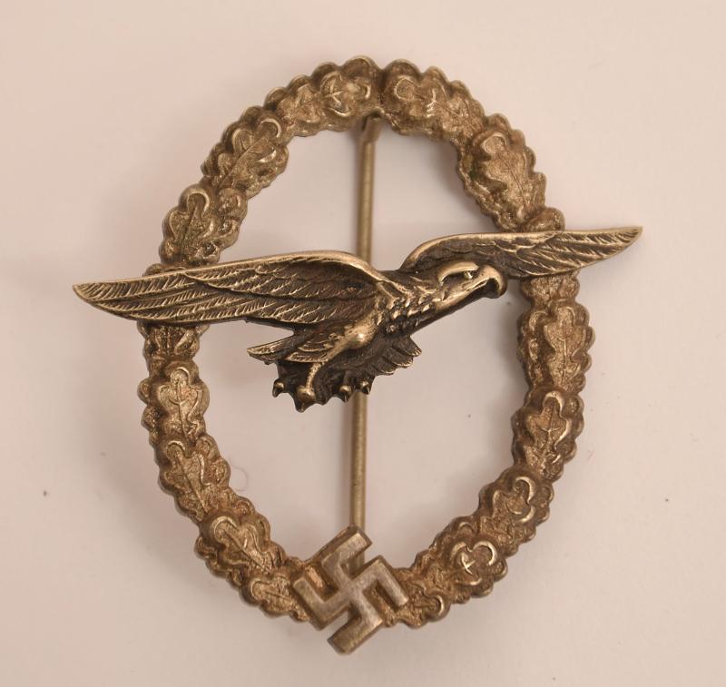 GERMAN WWII LUFTWAFFE GLIDER PILOTS BADGE.