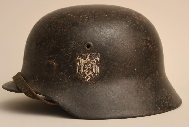 GERMAN WWII ARMY SINGLE DECAL COMBAT HELMET M 40