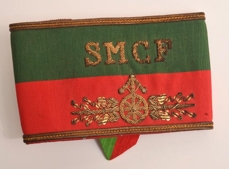 FRENCH WWII SMCF ARMBAND.