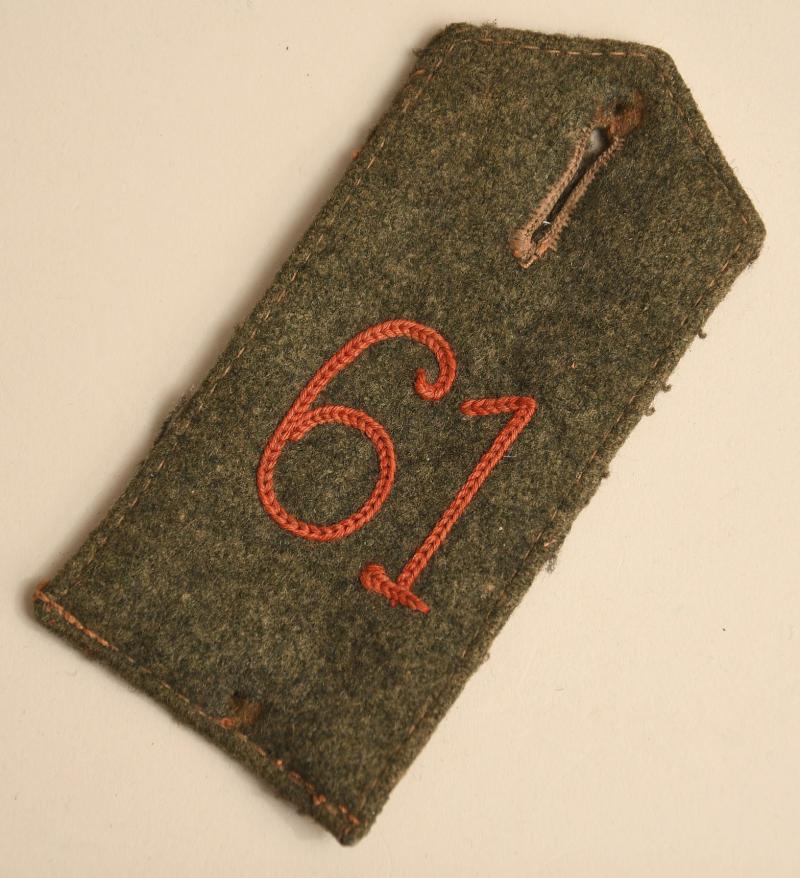 GERMAN WWI M15/16 SIMPLIFIED SHOULDER BOARD.