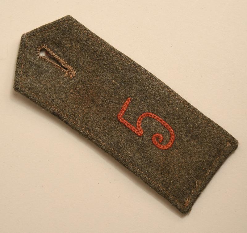 GERMAN WWI M15/16 SIMPLIFIED SHOULDER BOARD.