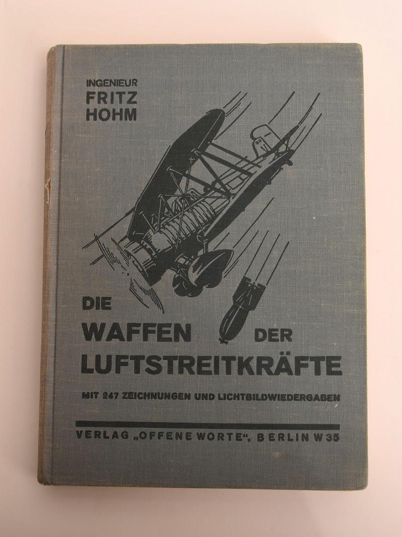 GERMAN AIR WAR WEAPONS BOOK.
