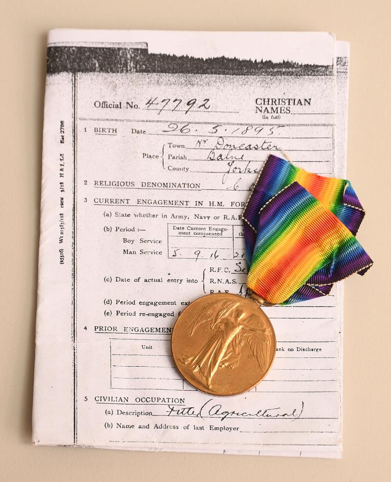 BRITISH RAF VICTORY MEDAL.
