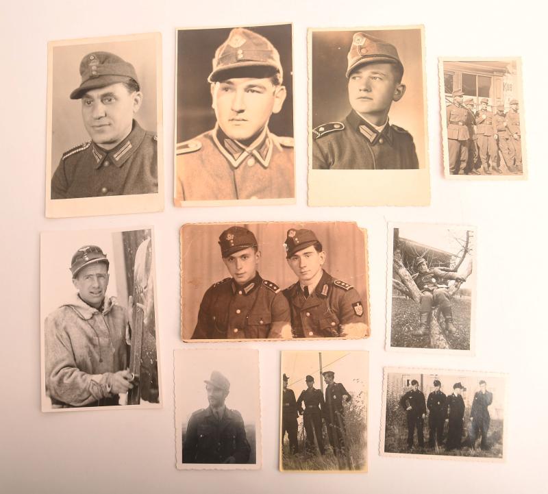 GERMAN WWII EINHEITS FELDMUTZE VISOR CAP IMAGES.