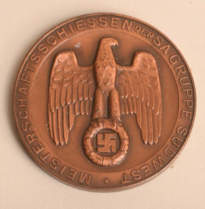 GERMAN WWII SA SHOOTING PRIZE PFORZHEIM.