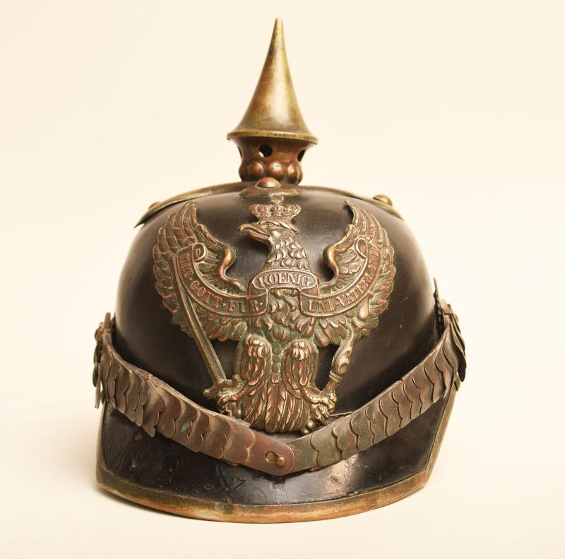 GERMAN WWI LANDESGENDARMERIE HELMET.