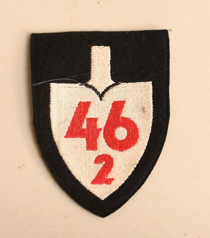 GERMAN WWII RAD DISTRICT PATCH.