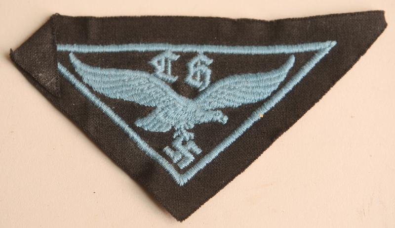 GERMAN WWII HITLER YOUTH FLAK HELPERS ARM BADGE.