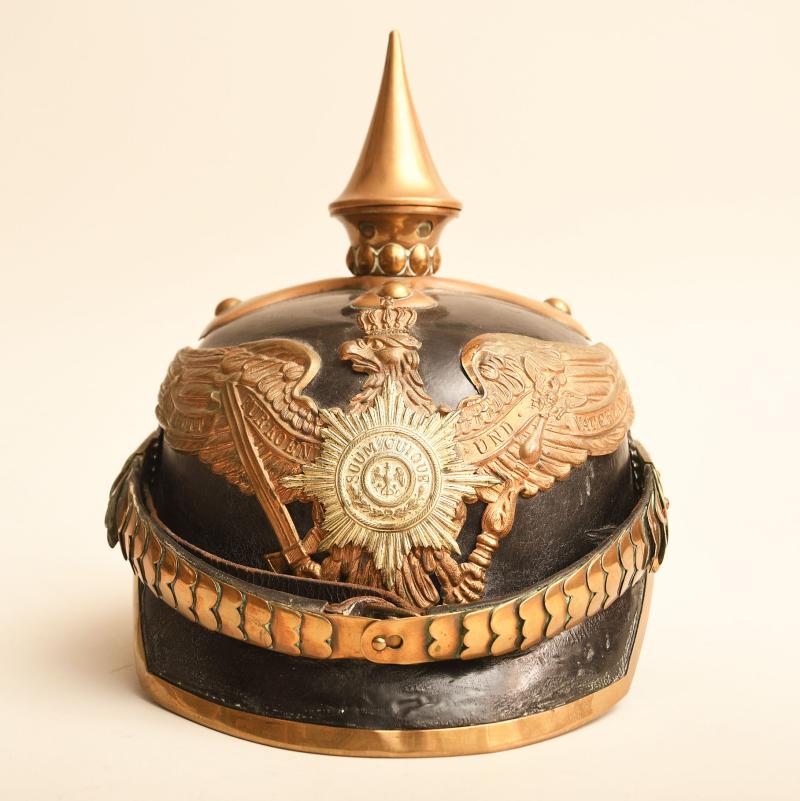 GERMAN WWI PRUSSIAN LAND GENDERMARIE PICKELHAUBE.