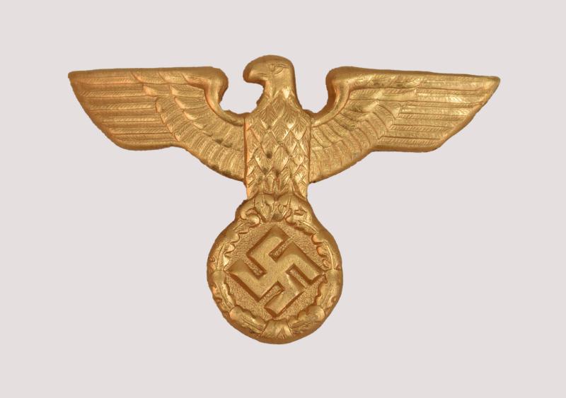 GERMAN WWII POLITICAL CAP EAGLE.