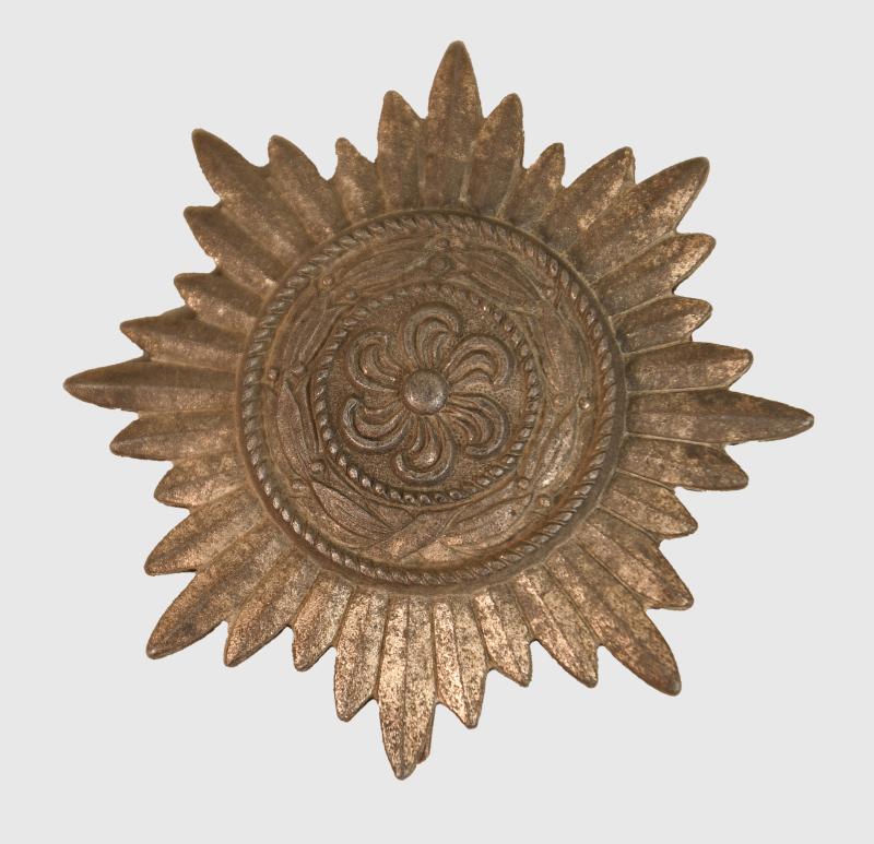 GERMAN WWII EASTERN PEOPLE'S AWARD IN SILVER WITHOUT SWORDS.