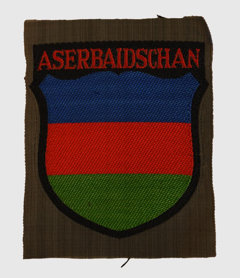 GERMAN WWII ASERBAIDSCHAN VOLUNTEER ARMFIELD IN BEVO.