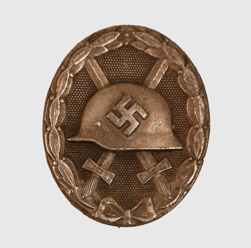 GERMAN WWII WOUND BADGE IN SILVER.