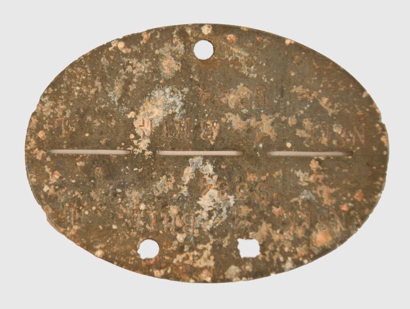 GERMAN WWII NSKK 1ST BRIGADE IDENTITY DISC.