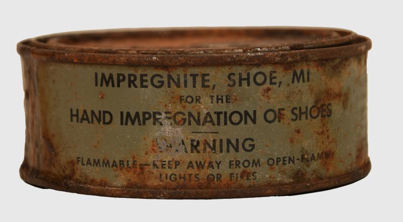 U.S.A. WWII ARMY IMPREGNITE SHOE CREAM M.1.