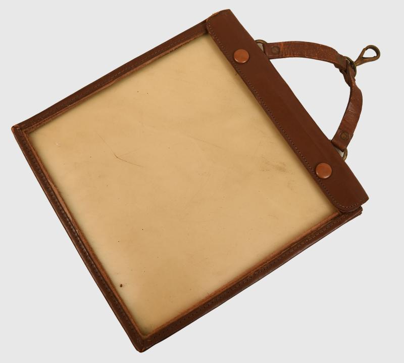 BRITISH WWI OFFICERS MAP CASE IN LEATHER.