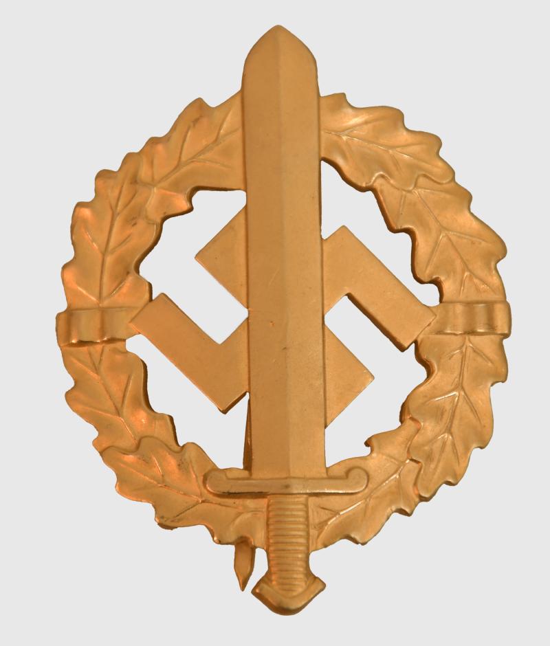 GERMAN WWII  SA SPORTS BADGE IN GOLD.
