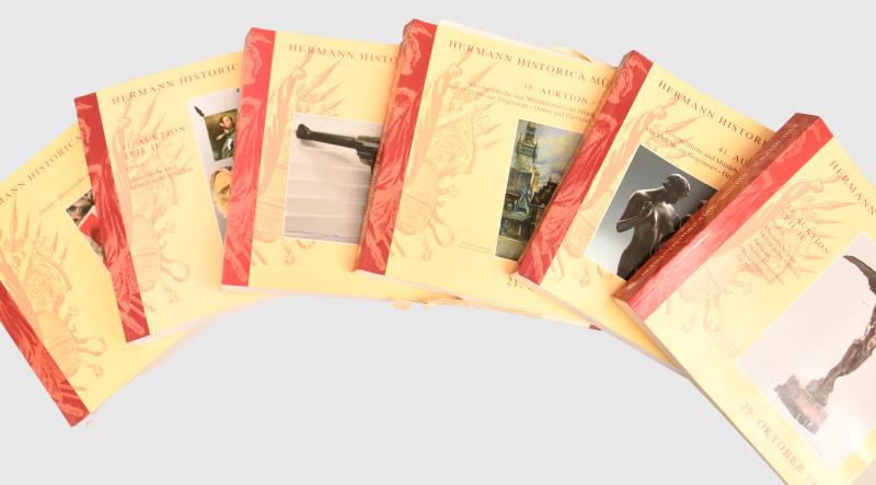 6 OLD HERMANN HISTORICA AUCTION CATALOGUES.