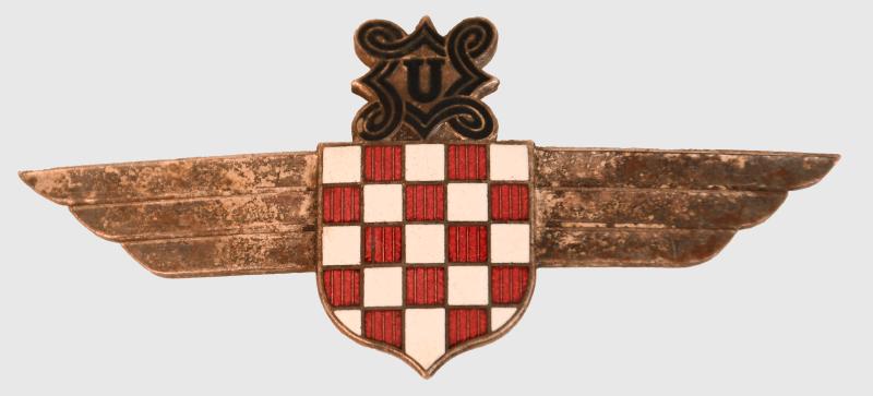 CROAT WWII AVIATORS WINGS.