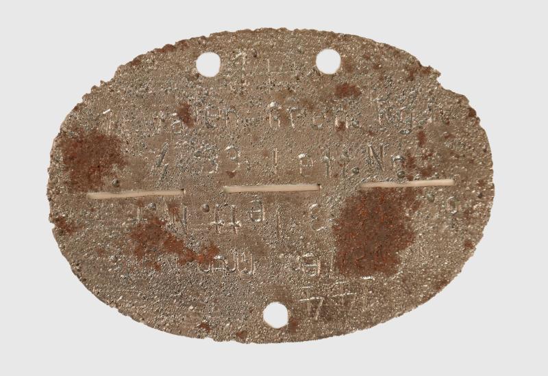 GERMAN WWII SS LETTLAND IDENTITY DISC.