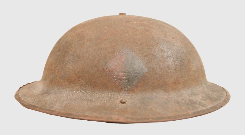 BRITISH WWII MARK ONE * BRODIE HELMET.