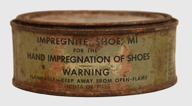 USA WWII ARMY IMPREGNITE SHOE CREAM M1.