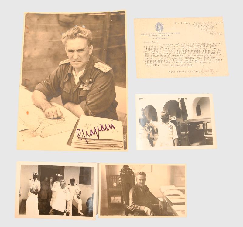 ITALIAN/SOUTH AFRICAN WWII FIELD MARSHALL GRAZIANI CAPTURED PAPERS.
