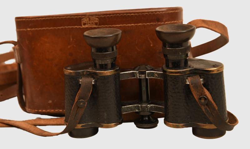 GERMAN WWI  FOOT OR FIELD ARTILLERY BINOCULARS.