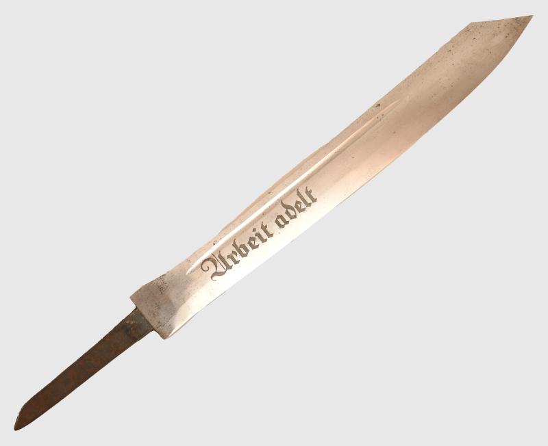 GERMAN WWII RAD OFFICERS BLADE.