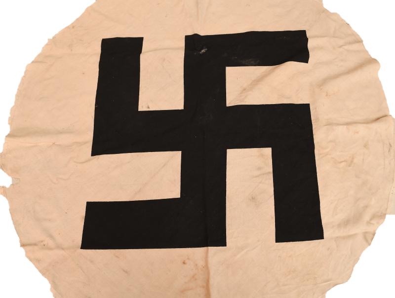 GERMAN WWII SWASTIKA DRAPE CENTRE.