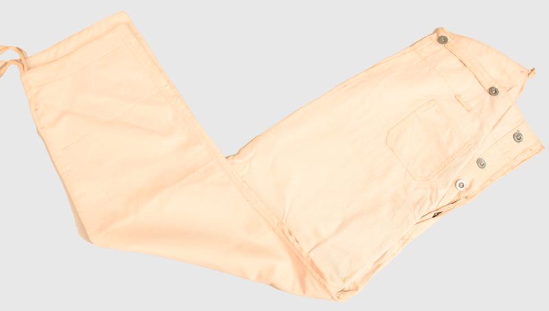 GERMAN WWI WHITE UNDERWEAR TROUSERS.