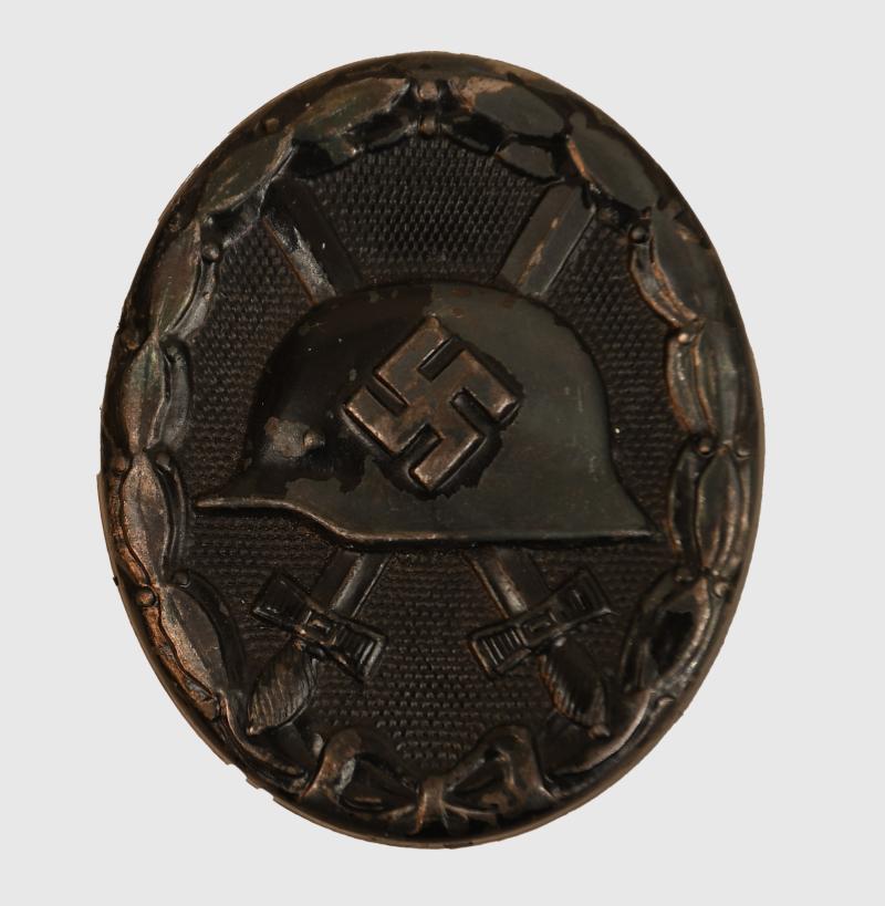GERMAN WWII WOUND BADGE IN BLACK.