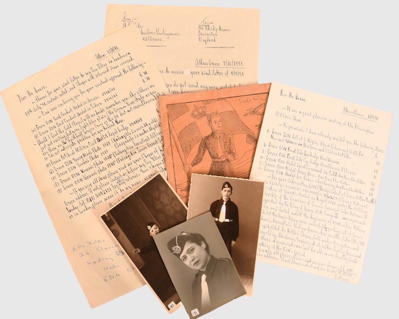 GREEK PRE WAR FACIST PAPERWORK.