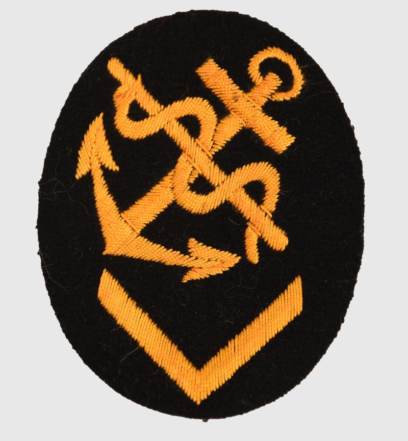 GERMAN WWII KRIEGSMARINE MEDICAL NCO TRADE PATCH.
