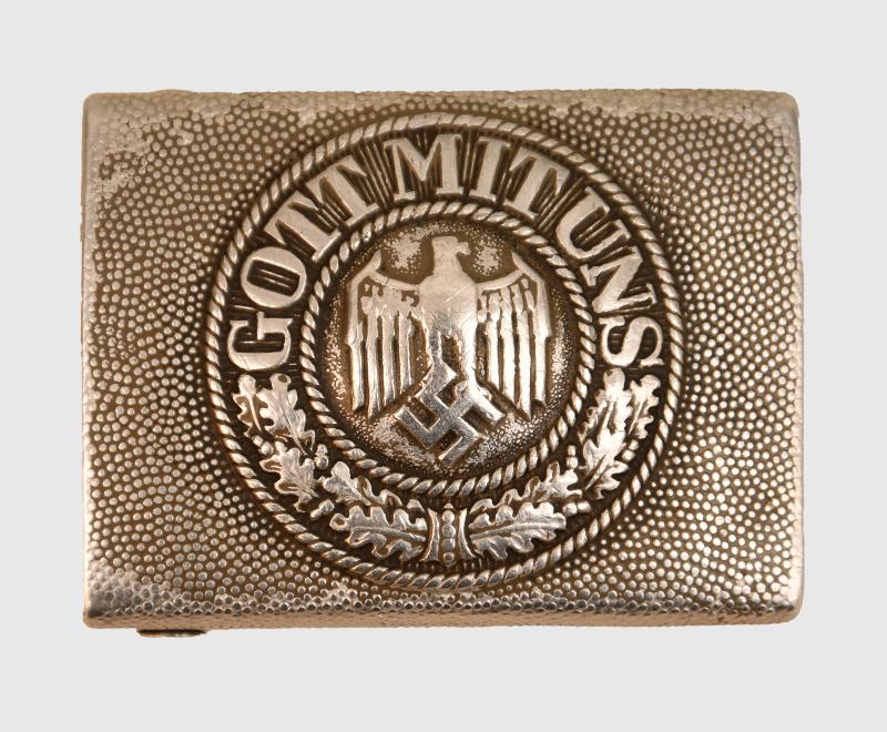 GERMAN WWII ARMY ONE-PIECE BUCKLE.