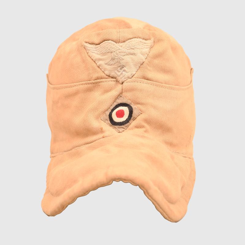 GERMAN WWII LUFTWAFFE TROPICAL M43 FIELD CAP.