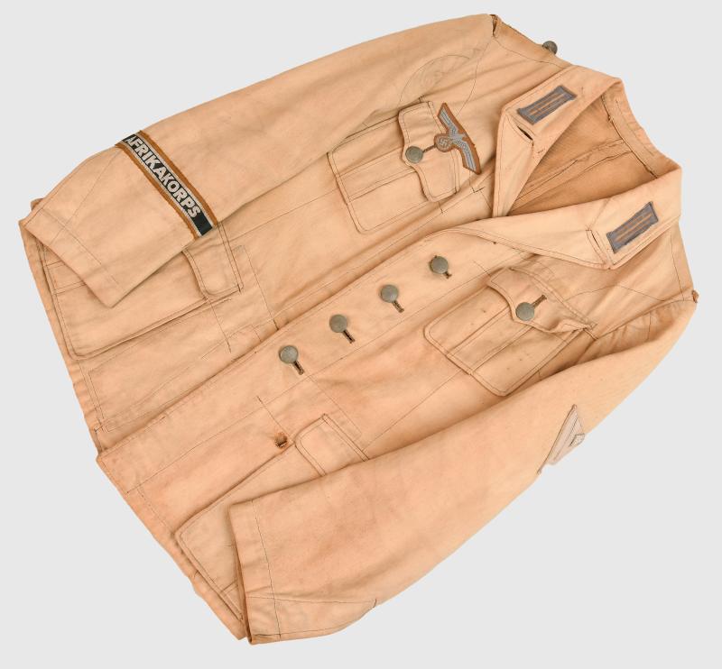 GERMAN WWII AFRIKAKORPS 1st PATT TUNIC.